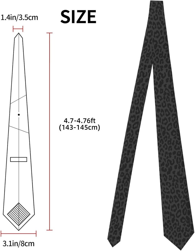Yilad Tie for Men and Boy Novelty Fun Full Print Men's Necktie Skinny Fashion Narrow Wide - Image 2